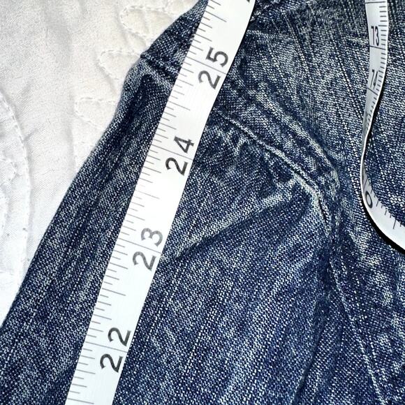 Lauren Jeans Co Womens Size Small Denim Knot Button Pocket Jean Jacket - Picture 10 of 10